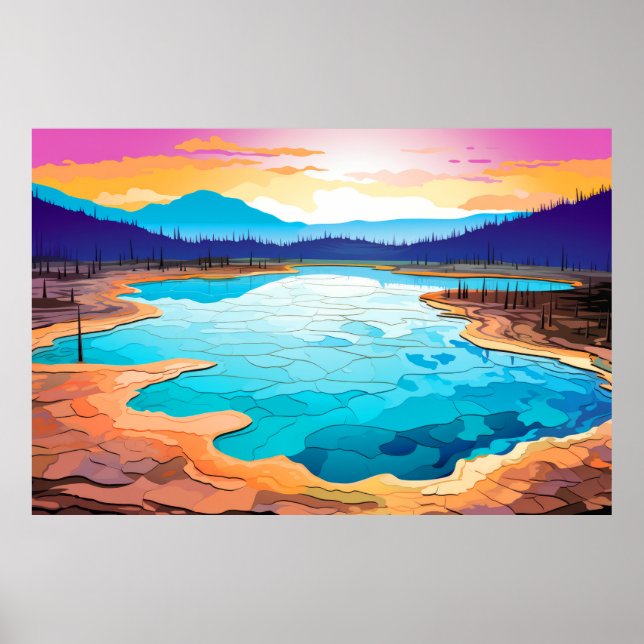 Landschaft Panorama Landschaft Natur Poster (Vorne)