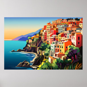 Landschaft Panoramaarchitektur Landschaft Natur Poster