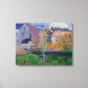 Landschaft Paul Gauguins   Bretagne: die Leinwanddruck