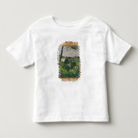 Landschaft Pauls Cezanne | mit rotem Dach oder der