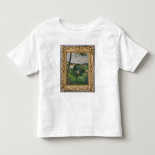 Landschaft Pauls Cezanne   mit rotem Dach oder der Kleinkind T-shirt