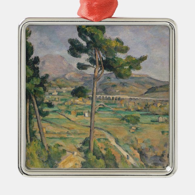 Landschaft Pauls Cezanne | mit Viaduct Silbernes Ornament (Vorne)