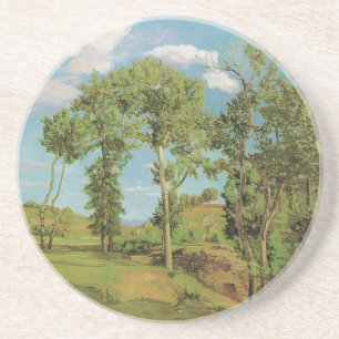 Landschaft Paysage Frederic Bazille Impressionist Getränkeuntersetzer