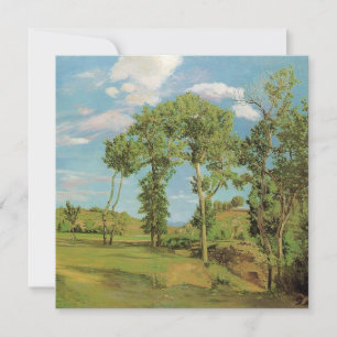 Landschaft Paysage Frederic Bazille Impressionist Karte