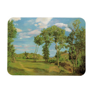 Landschaft Paysage Frederic Bazille Impressionist Magnet