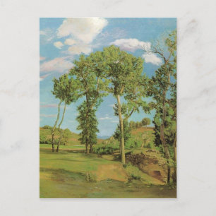 Landschaft Paysage Frederic Bazille Impressionist Postkarte