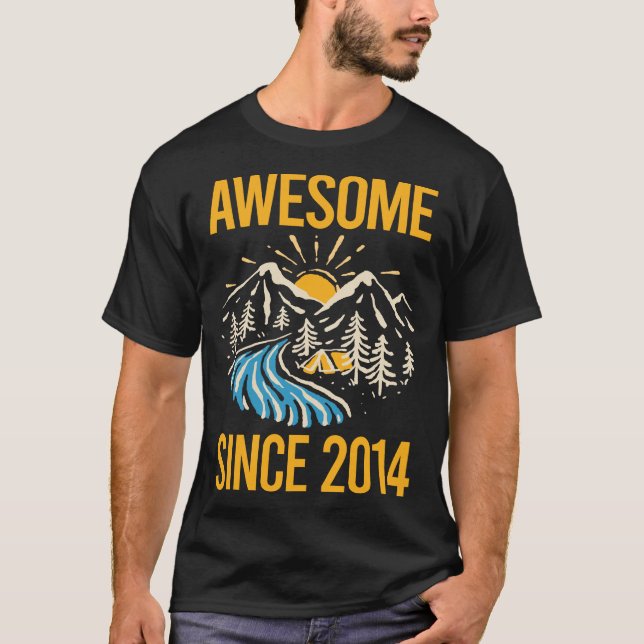 Landschaft - Phantastisch seit 2014 T-Shirt (Vorderseite)