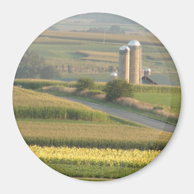 Landschaft Platteville Wisconsin Magnet (Vorne)