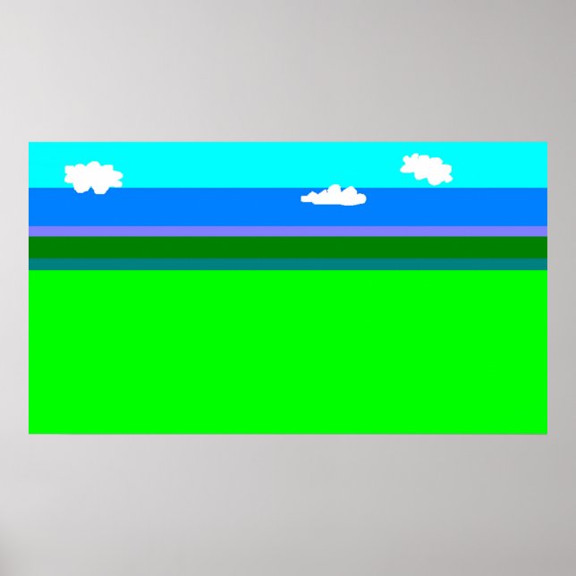 Landschaft Poster (Vorne)