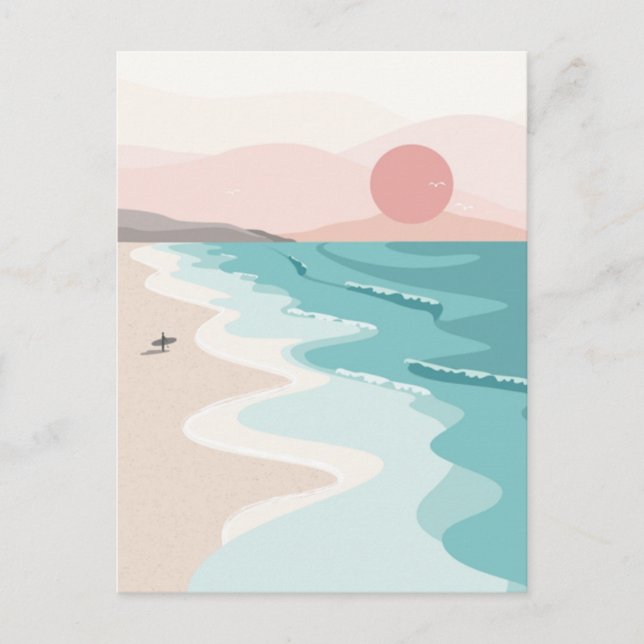 Landschaft Postkarte (Vorderseite)