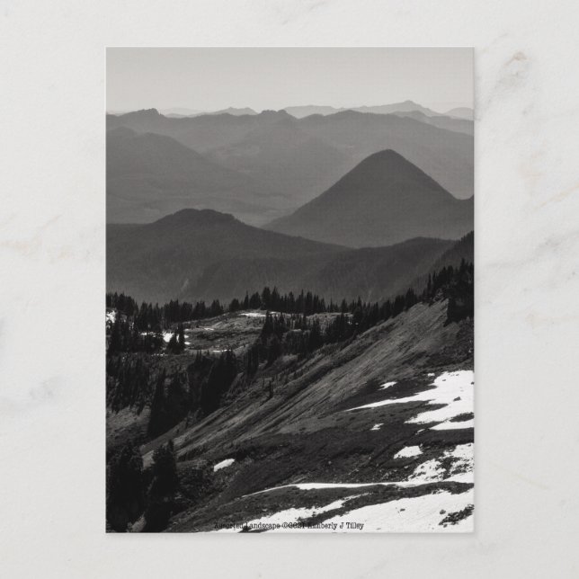 Landschaft Postkarte (Vorderseite)