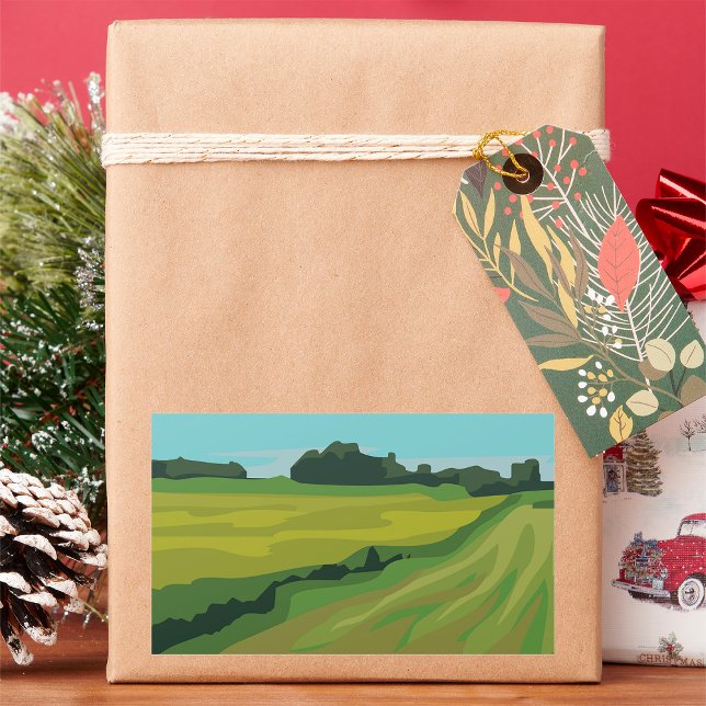 Landschaft Rechteckiger Aufkleber (Von Creator hochgeladen)