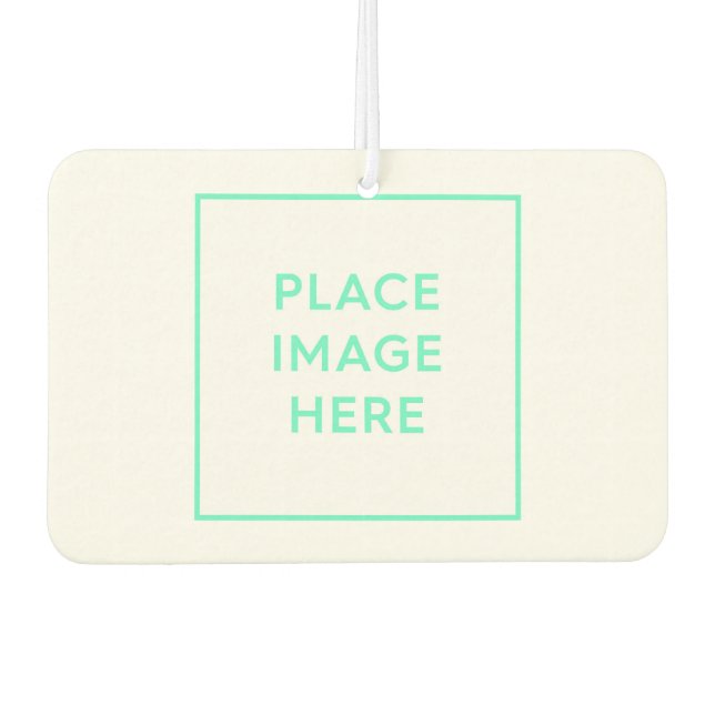 Landschaft Rectangle Air Freshener, New Car Autolufterfrischer (Vorderseite)