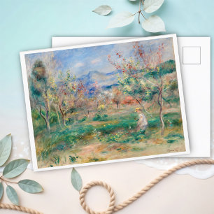 Landschaft, Renoir Postkarte