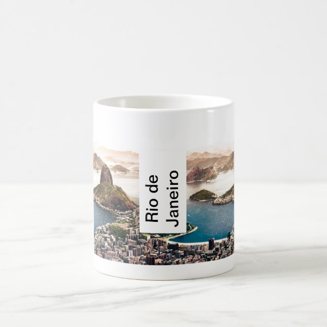 Landschaft Rio de Janeiro Kaffeetasse (Mittel)
