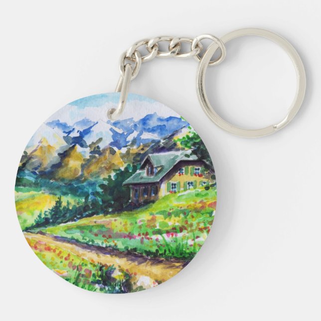 Landschaft Schlüsselanhänger (Rückseite)