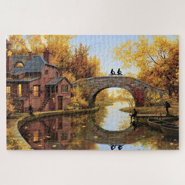 Landschaft - Schöner Herbst Puzzle (Horizontal)