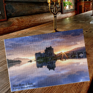 Landschaft Scottish MacRae Clan Eilean Donan Castl Puzzle