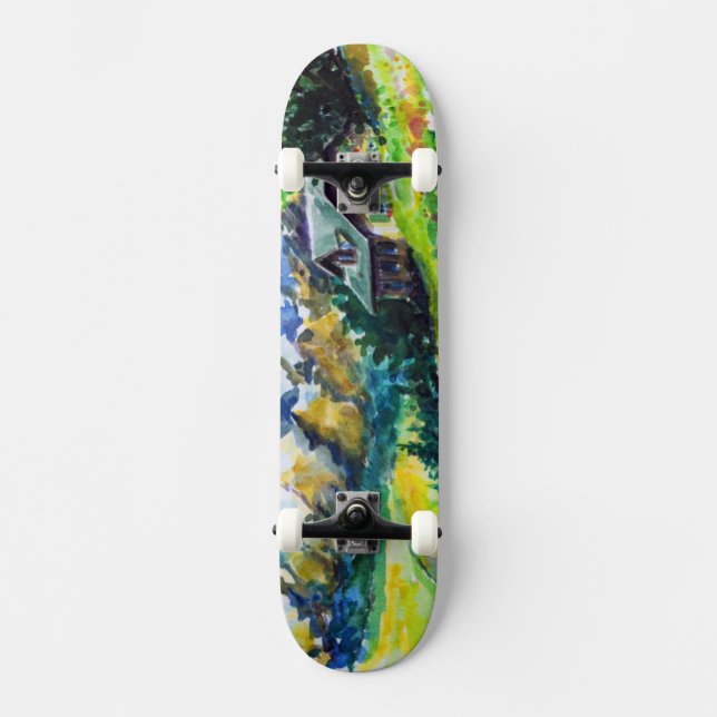 Landschaft Skateboard (Vorderseite)