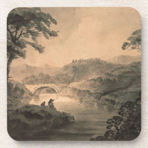 Landschaft (Stift- u. Tintenwäsche) Getränkeuntersetzer