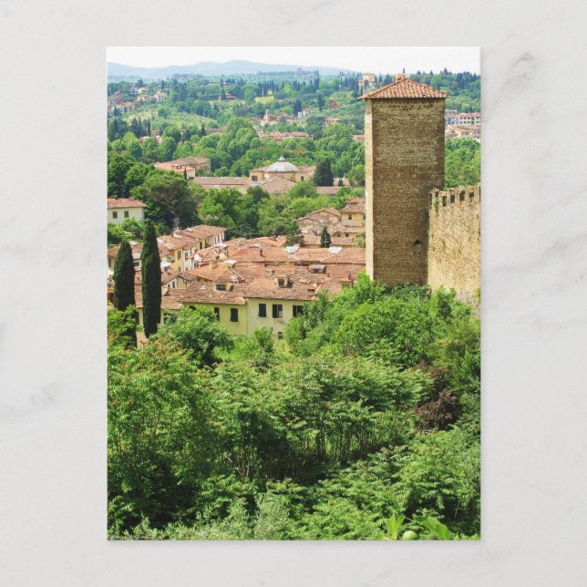 Landschaft südlich von Florenz, Italien Postkarte (Vorderseite)