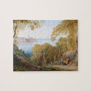 Landschaft T33412 mit Ansicht von Lerici, 1880 Puzzle