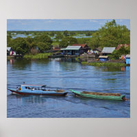 Landschaft, Tonle Sap Lake, Siem Reap, Angkor,