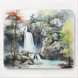 Landschaft Traditionelles Asien Mousepad