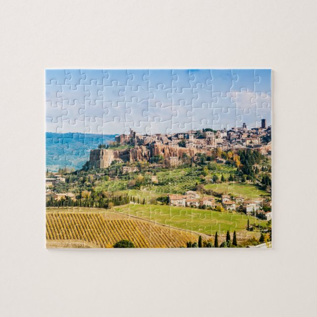 Landschaft über Orvieto Puzzle (Horizontal)