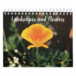 Landschaft und Blumen-Kalender Kalender