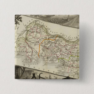 Landschaft und Städte Button