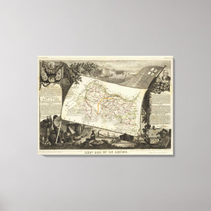 Landschaft und Städte Leinwanddruck