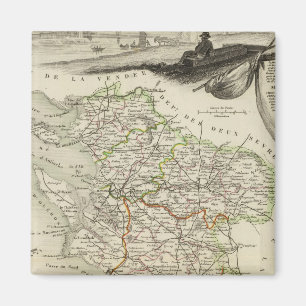 Landschaft und Wald Magnet