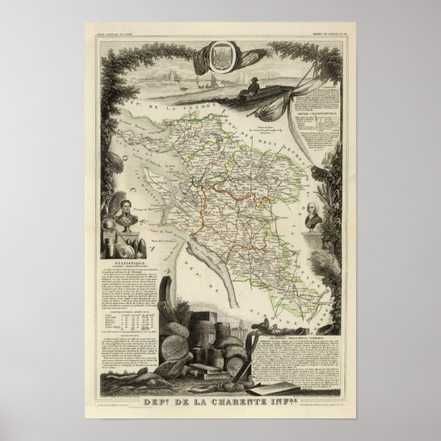 Landschaft und Wald Poster (Vorne)