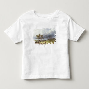 Landschaft unter einem stürmischen Himmel Kleinkind T-shirt