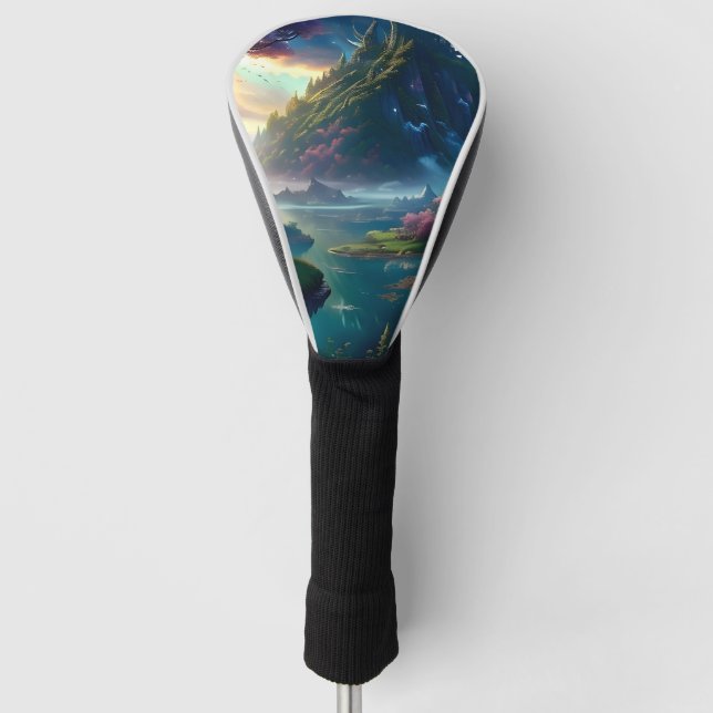 Landschaft Vier Golf Headcover (Vorderseite)