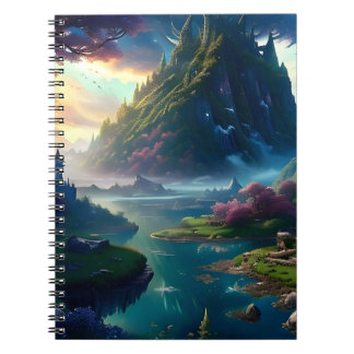 Landschaft Vier Notizblock