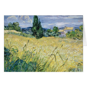 Landschaft Vincent van Goghs mit grünem Mais,