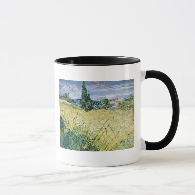 Landschaft Vincent van Goghs | mit grünem Mais, Tasse (Rechts)
