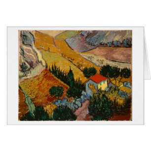 Landschaft Vincent van Goghs mit Haus u.