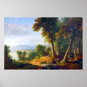 Landschaft von Asher B Durand 1850 Poster