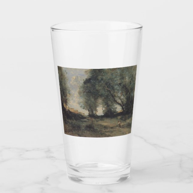 Landschaft (von Camille Corot) Glas (Vorderseite)