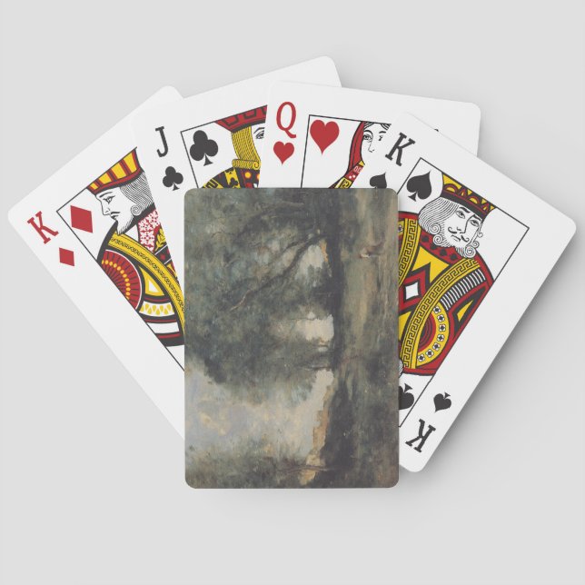 Landschaft (von Camille Corot) Spielkarten (Rückseite)