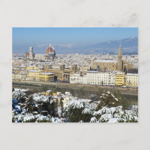 Landschaft von Florenz vom Piazzale Postkarte