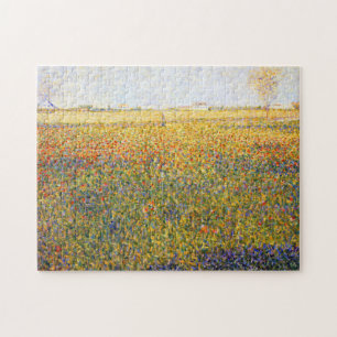 Landschaft von Georges Seurat Puzzle