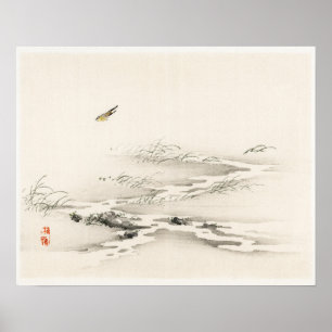 Landschaft von Kōno Bairei (1844-1895) Poster