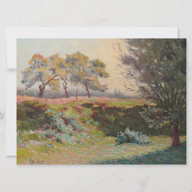 Landschaft (von Léo Gausson) Karte (Vorderseite)