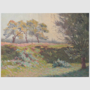 Landschaft (von Léo Gausson) Seidenpapier