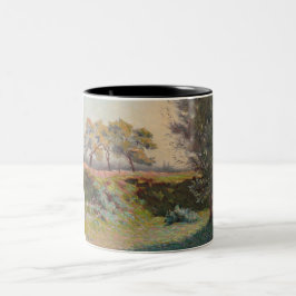 Landschaft (von Léo Gausson) Zweifarbige Tasse