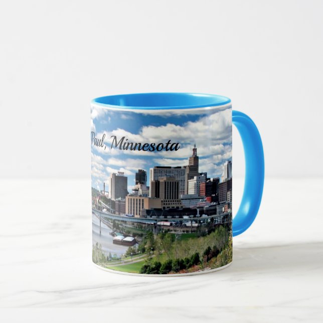 Landschaft von Saint Paul, Minnesota Tasse (VorderseiteRechts)